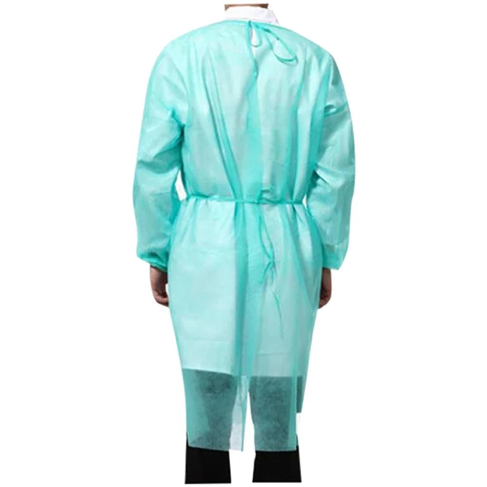10pcs Unisex Disposable Protective Isolation Clothing Anti - spitting Waterproof Anti - oil Stain Nursing Gown Anti - fog Nursing Suit - The Hearts And Pathways Shop10pcs Unisex Disposable Protective Isolation Clothing Anti - spitting Waterproof Anti - oil Stain Nursing Gown Anti - fog Nursing Suit