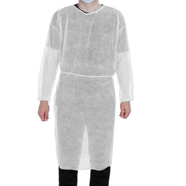 10pcs Unisex Disposable Protective Isolation Clothing Anti - spitting Waterproof Anti - oil Stain Nursing Gown Anti - fog Nursing Suit - The Hearts And Pathways Shop10pcs Unisex Disposable Protective Isolation Clothing Anti - spitting Waterproof Anti - oil Stain Nursing Gown Anti - fog Nursing Suit
