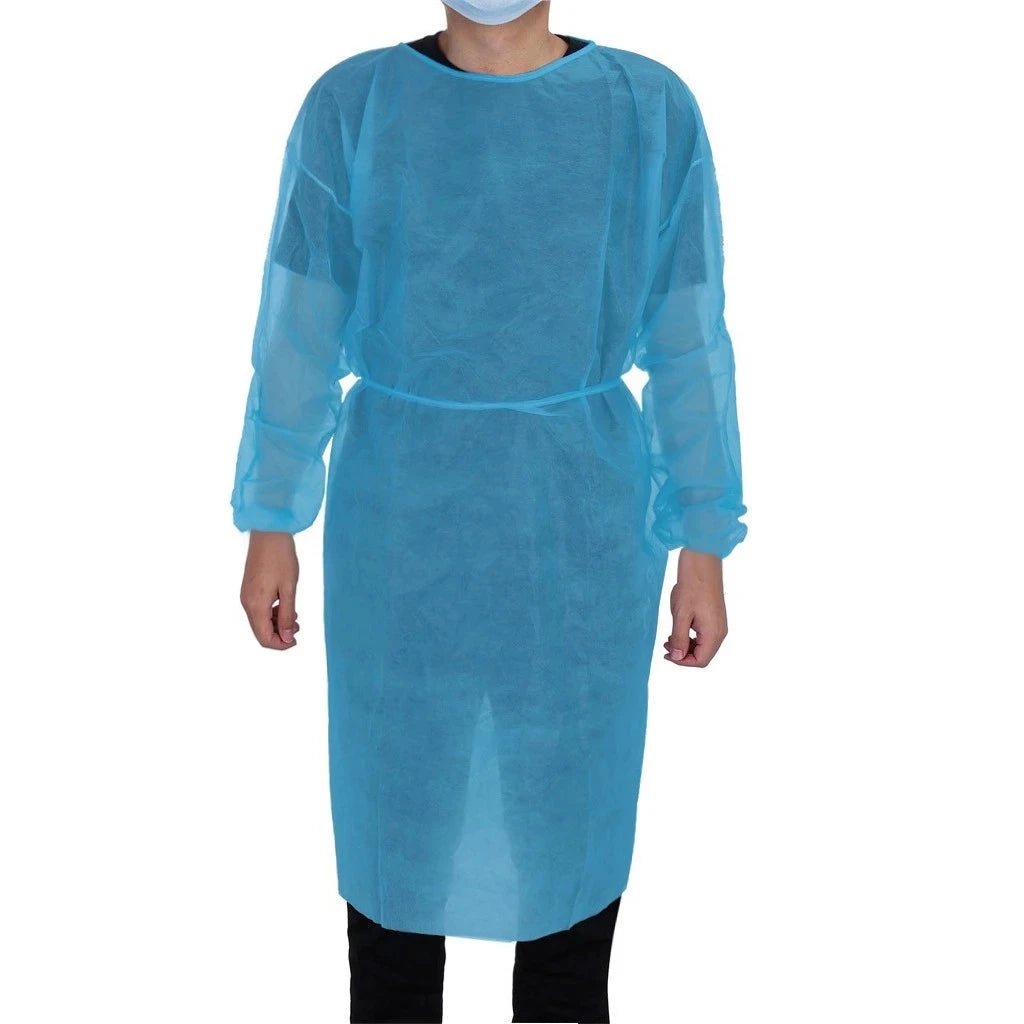 10pcs Unisex Disposable Protective Isolation Clothing Anti - spitting Waterproof Anti - oil Stain Nursing Gown Anti - fog Nursing Suit - The Hearts And Pathways Shop10pcs Unisex Disposable Protective Isolation Clothing Anti - spitting Waterproof Anti - oil Stain Nursing Gown Anti - fog Nursing Suit