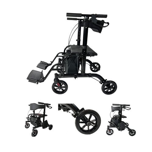 2 IN 1 Rolling Rollator Walker - The Hearts And Pathways Shop2 IN 1 Rolling Rollator Walker