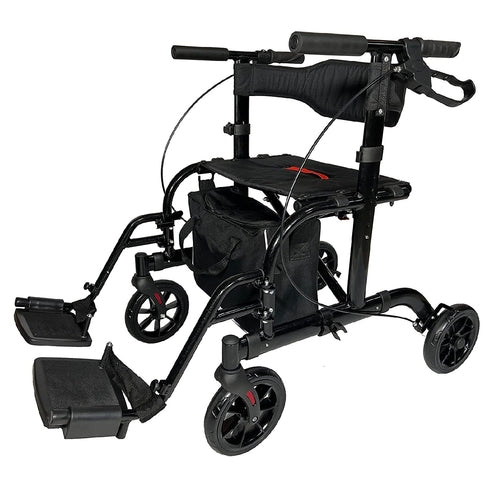 2 IN 1 Rolling Rollator Walker - The Hearts And Pathways Shop2 IN 1 Rolling Rollator Walker