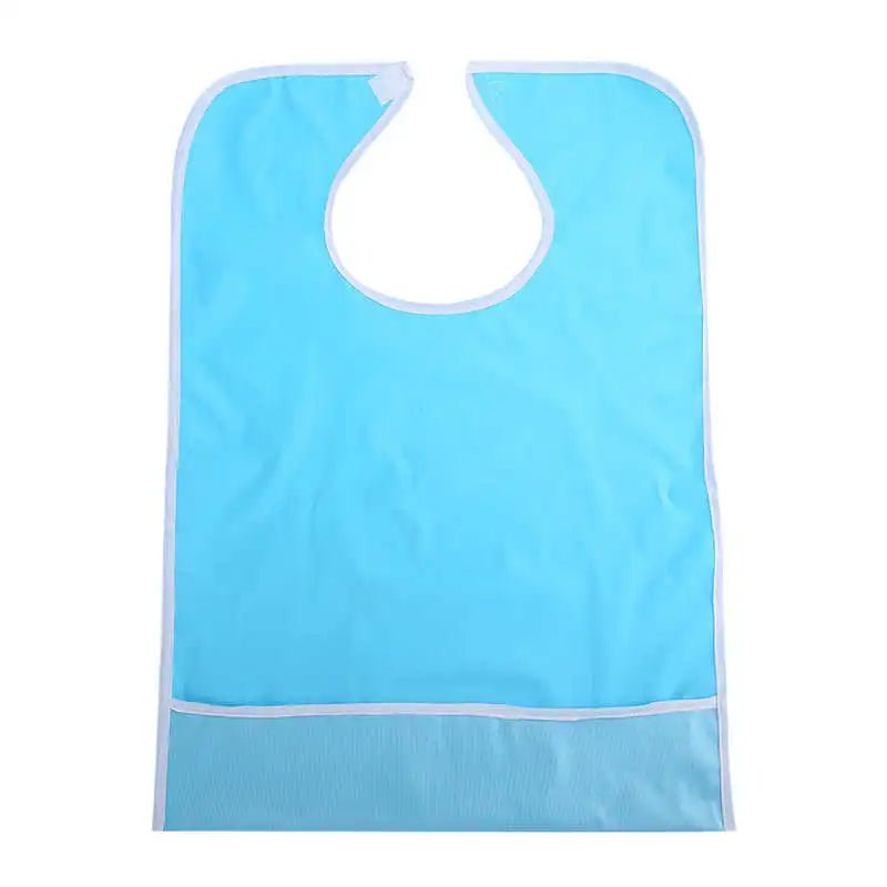 45*64cm Waterproof Adult Elder Mealtime Eating Bib Washable Apron Clothes Clothing Protector Dining Aid For Disability Men Women - The Hearts And Pathways Shop45*64cm Waterproof Adult Elder Mealtime Eating Bib Washable Apron Clothes Clothing Protector Dining Aid For Disability Men Women