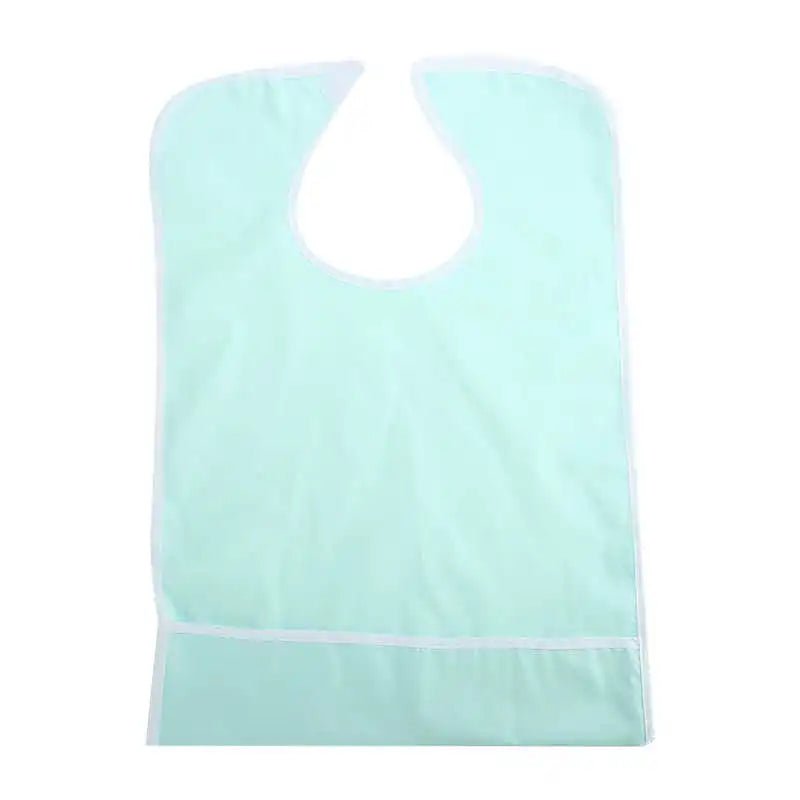 45*64cm Waterproof Adult Elder Mealtime Eating Bib Washable Apron Clothes Clothing Protector Dining Aid For Disability Men Women - The Hearts And Pathways Shop45*64cm Waterproof Adult Elder Mealtime Eating Bib Washable Apron Clothes Clothing Protector Dining Aid For Disability Men Women