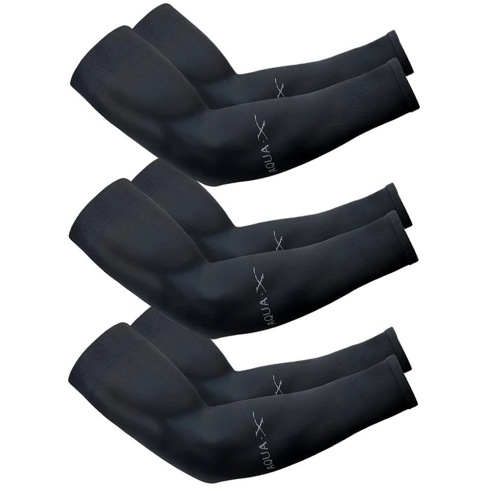 3Pairs Fashion Sun Ice Silk Sleeves Unisex Summer Sun Protection Arm Sleeves Suitable for Outdoor Riding, Driving, Fishing - The Hearts And Pathways Shop3Pairs Fashion Sun Ice Silk Sleeves Unisex Summer Sun Protection Arm Sleeves Suitable for Outdoor Riding, Driving, Fishing
