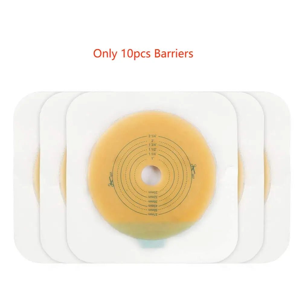 10pcs barriers or 15pcs bags+6pcs barriers Two Piece Colostomy Bags with Clamp Clip for Ostomy Patient Care - The Hearts And Pathways Shop10pcs barriers or 15pcs bags+6pcs barriers Two Piece Colostomy Bags with Clamp Clip for Ostomy Patient Care