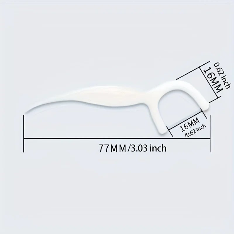 50pcs Dental Floss, Deep Cleaning Dental Floss For Proper Oral Care, Portable Disposable Dental Floss Picks For Travel Daily Lif - The Hearts And Pathways Shop50pcs Dental Floss, Deep Cleaning Dental Floss For Proper Oral Care, Portable Disposable Dental Floss Picks For Travel Daily Lif