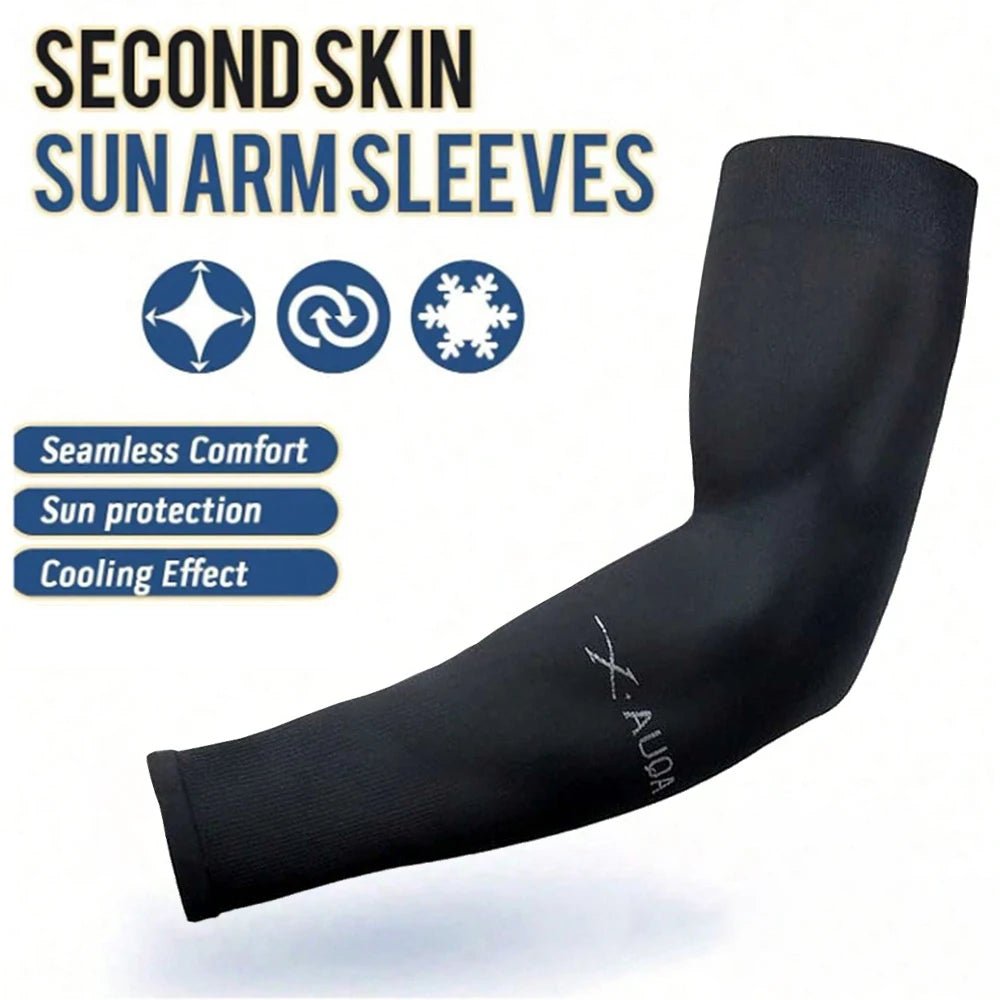 3Pairs Fashion Sun Ice Silk Sleeves Unisex Summer Sun Protection Arm Sleeves Suitable for Outdoor Riding, Driving, Fishing - The Hearts And Pathways Shop3Pairs Fashion Sun Ice Silk Sleeves Unisex Summer Sun Protection Arm Sleeves Suitable for Outdoor Riding, Driving, Fishing