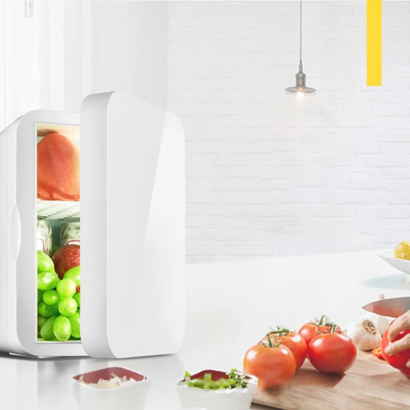 8L Mini Fridge Portable Car Home Cosmetics Fridge Outdoor Travel Camping Drink Cooler 12V/220V - The Hearts And Pathways Shop8L Mini Fridge Portable Car Home Cosmetics Fridge Outdoor Travel Camping Drink Cooler 12V/220V