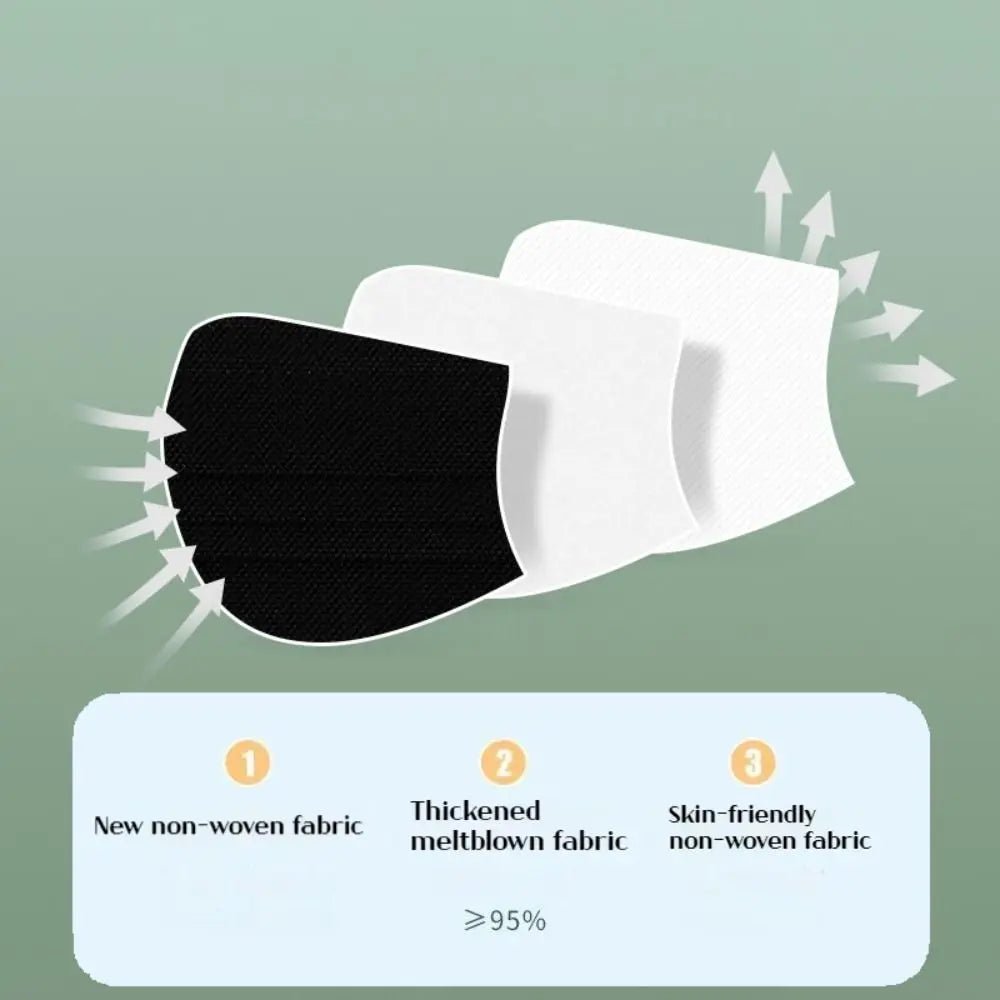 50pcs V - face Disposable Face Mask Health Care Butterfly Shaped Design Morandi Color Anti Dust Mask 3layer Protective Face Cover - The Hearts And Pathways Shop50pcs V - face Disposable Face Mask Health Care Butterfly Shaped Design Morandi Color Anti Dust Mask 3layer Protective Face Cover