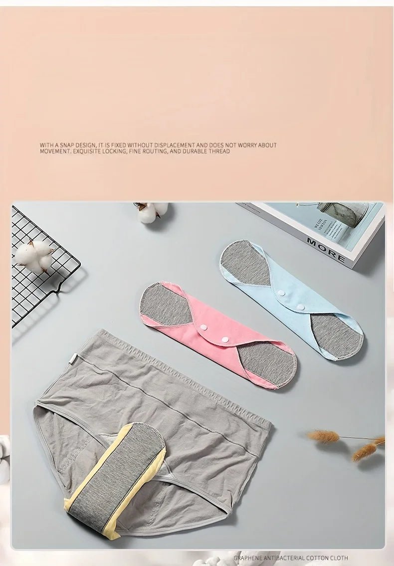 1/2/4pcs Leak - Proof & Waterproof Washable Incontinence Pads with Graphene Aseptic Technology for Elderly Care - The Hearts And Pathways Shop1/2/4pcs Leak - Proof & Waterproof Washable Incontinence Pads with Graphene Aseptic Technology for Elderly Care