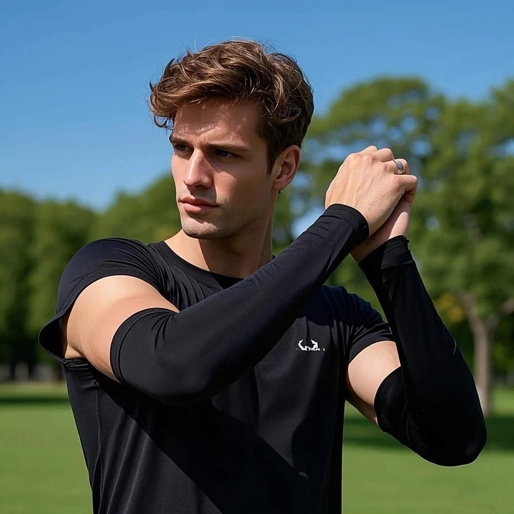 3Pairs Fashion Sun Ice Silk Sleeves Unisex Summer Sun Protection Arm Sleeves Suitable for Outdoor Riding, Driving, Fishing - The Hearts And Pathways Shop3Pairs Fashion Sun Ice Silk Sleeves Unisex Summer Sun Protection Arm Sleeves Suitable for Outdoor Riding, Driving, Fishing