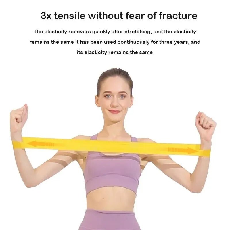 5pcs Yoga Tension Belt Fitness Elastic Belt Resistance Belt Squat Butt AIDS Tension Ring Stretching Exercise Belt - The Hearts And Pathways Shop5pcs Yoga Tension Belt Fitness Elastic Belt Resistance Belt Squat Butt AIDS Tension Ring Stretching Exercise Belt